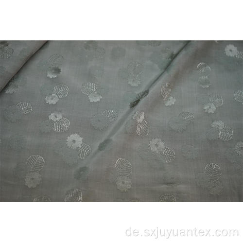 100% Viskose 120D Filament Flower Jacquard Gewebe